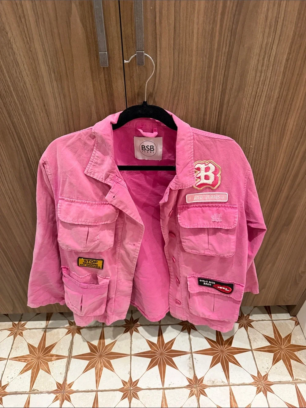 BSB Jeans Pink Utility Jacket